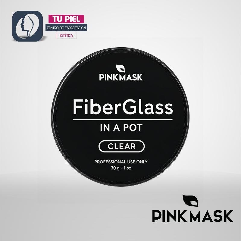 FIBER GLASS IN A POT | CLEAR | GEL CON FIBRA DE VIDRIO - Imagen 2